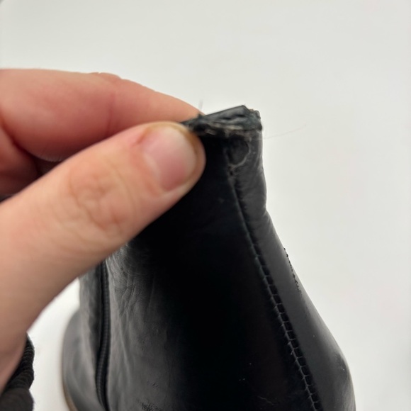 Clarks Black Leather Ankle Booties - Picture 10 of 10